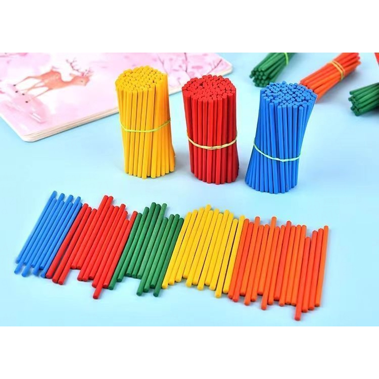 儿童数学算术教具数字棒小学生计数器学具盒数数棒算数小棒一年级
