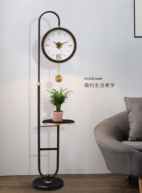 纯铜落地钟轻表h客欧式家用奢高档7004大气装饰别摆墅件座钟厅立