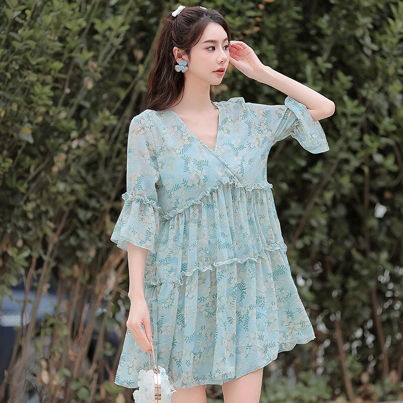 泳衣女款分体三件套宽松罩衫v大码遮肉高级感2024新款女士温泉泳