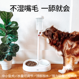 悬挂喂食碗喂水水壶猫咪宠物用 狗狗喝水器不湿嘴饮水机s自动挂式
