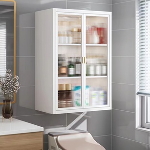 小户型洗漱台置物柜壁挂式墙上收纳架浴室储物柜防水卫生间马桶柜