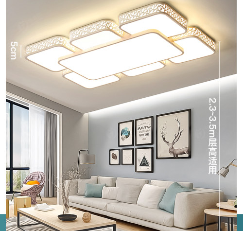 led吸顶灯创意客厅灯简约现代大气高档北欧餐厅灯具超薄家用吊灯