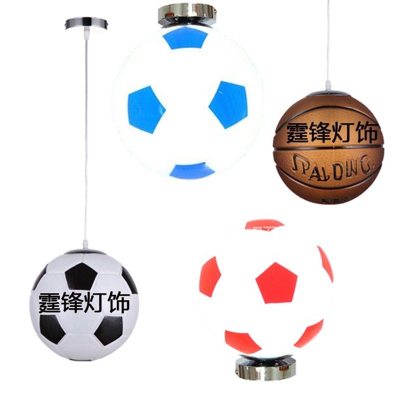 创意篮球足球吊灯个性艺术造型设计体育餐厅吧台过道男孩儿童房间,家装灯饰光源,餐厅吊灯,淘宝优惠券,粉丝福利购,淘宝优惠卷
