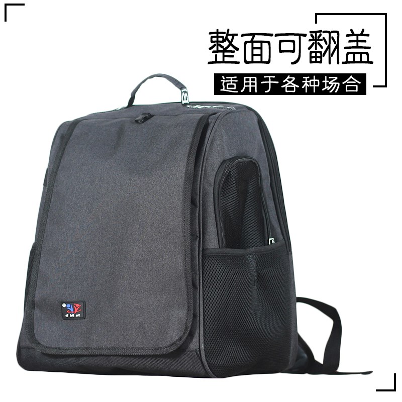 猫包外出便携透气帆布宠物双肩猫咪狗狗背包翻盖猫咪外带用品