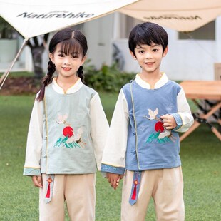 春秋儿童民族服中国风汉服男童古风帅气国学演出服幼儿园唐装套装