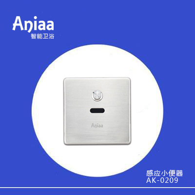 卫生间 自动冲水阀 小便感应冲水器 T带点动开关按钮