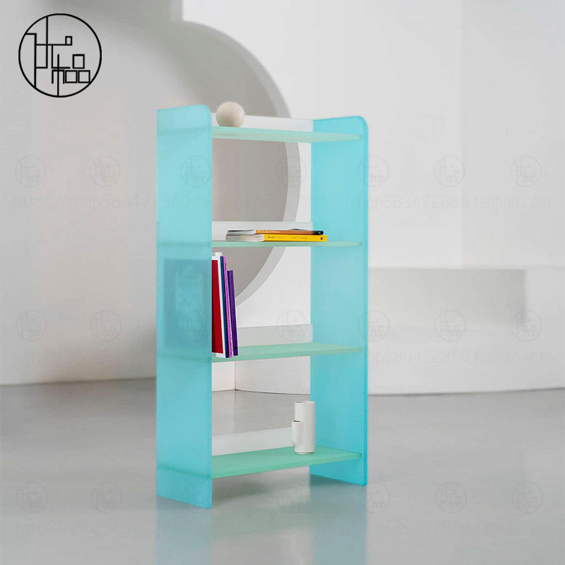 现代简约压克力落地书架客厅多层展示架置物架子轻奢书柜酒柜,住宅家具,家用陈列柜,淘宝优惠券,粉丝福利购,淘宝优惠卷