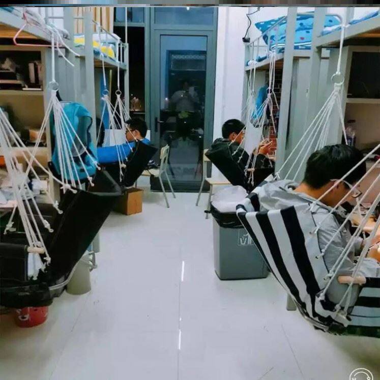 升降落地承重摇摆阁楼q加粗床上悬空拆卸家庭吊椅宿舍寝室学生舒