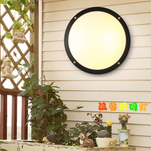 户外壁灯防水led室外阳台吸顶灯庭院外墙浴室厨房声光控人体感应