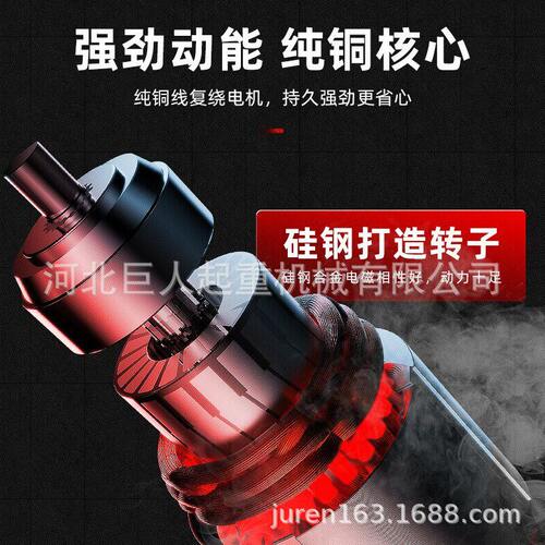 甄选电动葫芦220v可移动升降机微型小吊机家用航吊提升机行车起重