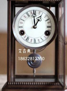 钟表  欧式纯铜座钟 机械座钟z 仿古座钟 四明钟15天机芯带报时