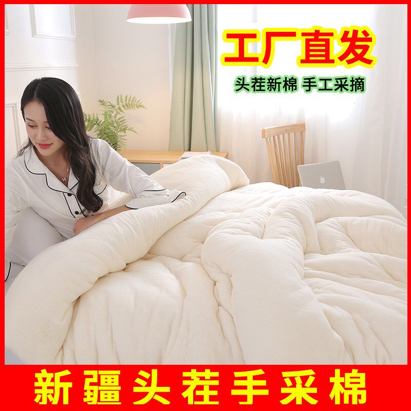 被子被芯b一级棉花被冬被手工棉被新疆棉胎纯棉加厚床垫被褥子棉