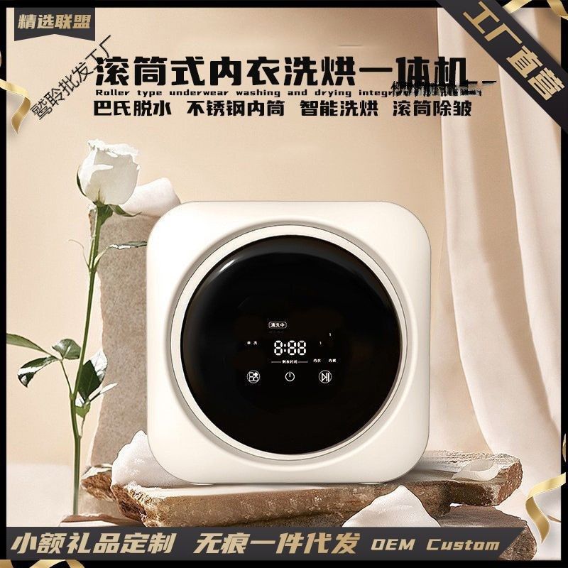 迷你家用壁挂洗衣机内裤袜子婴儿车全自动烘干一体小型洗衣机