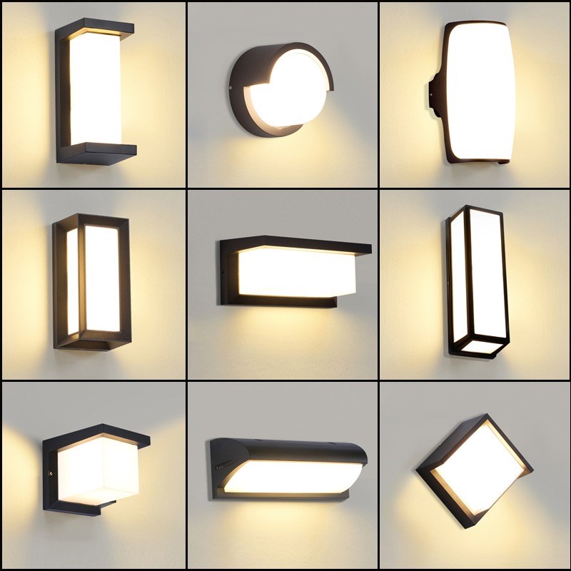 户外壁灯防水过道楼梯庭院门口室外led超亮防水灯 阳台浴室墙壁灯