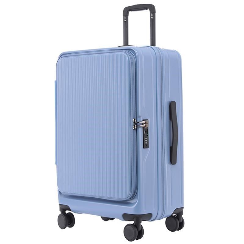 大容量侧开盖行李箱多功能26商务拉杆箱男女出差旅行20登机箱侧开