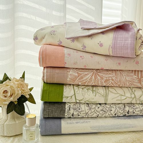 A类夏季纯棉老粗布床单单件100全棉加厚老式凉席被单人宿舍三件套