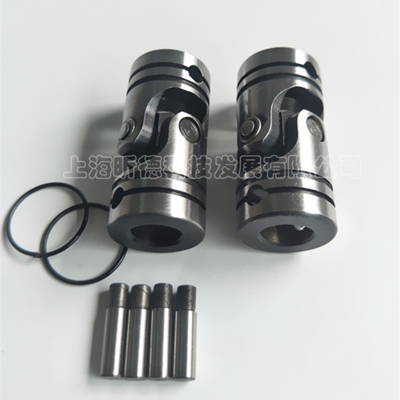 小型十字万向节联轴器精密传动轴接头多轴器攻牙机配件微型单节头