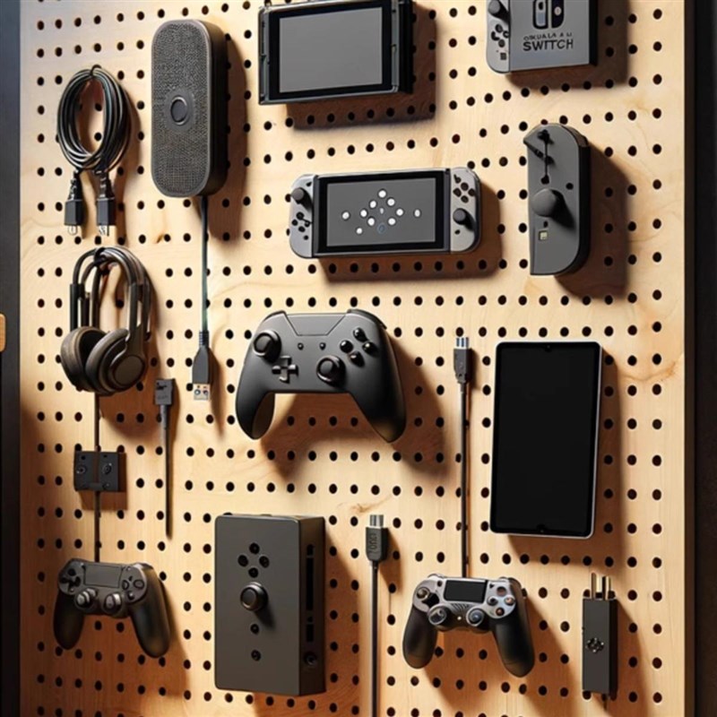 桌面立式洞洞板桌上置物架办公电脑桌书桌收纳整理神器办公室工位