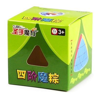 【圣手 四阶粽子】4阶异形实色彩色魔粽圣手异型魔方四阶魔粽