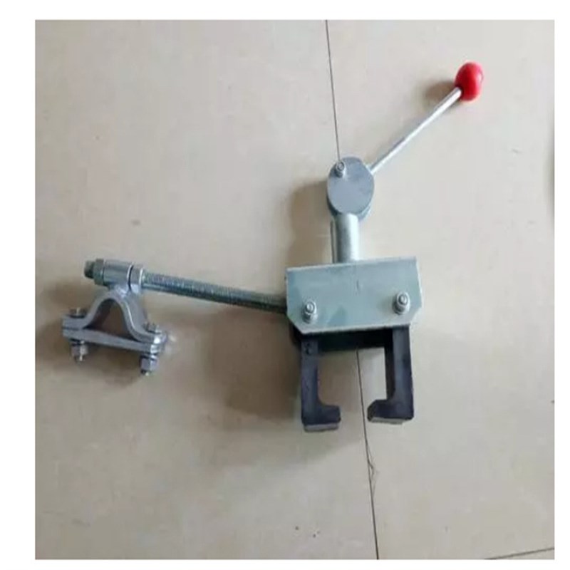 明投机械铁轨防倾制动器支轨器 维修梯车防顷器抓轨器