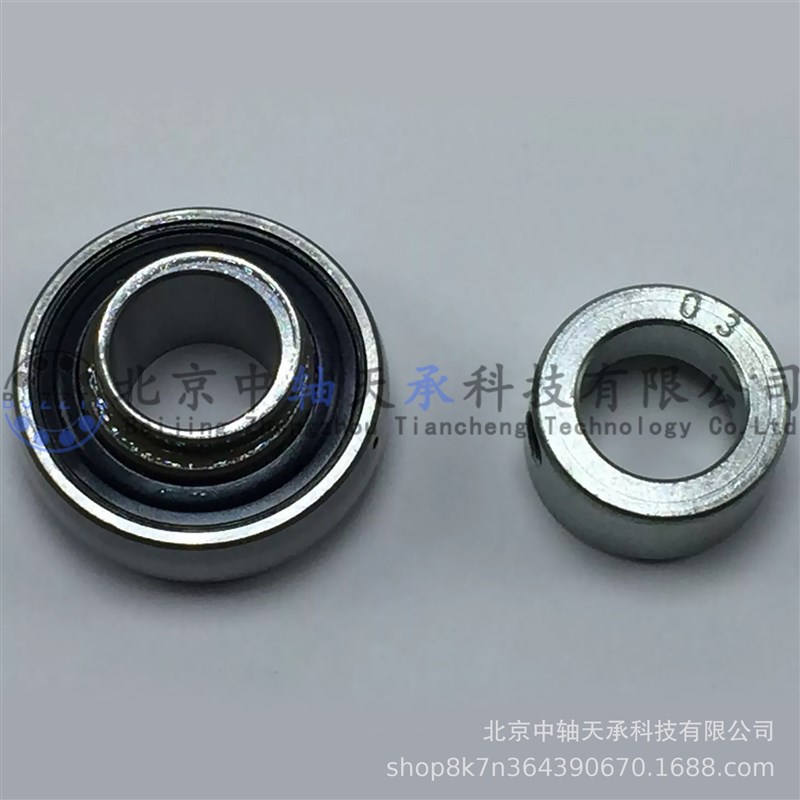 S-K-F带偏心套外球面轴承YET-203窄内圈的嵌入式轴承17*40*28.6mm
