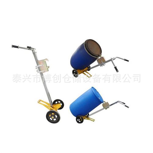 油桶搬运车 手动油桶叉车 油桶手拉车 圆桶推车 铁桶塑料桶通用