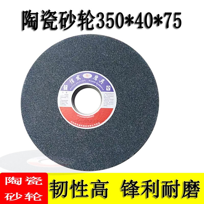 信发砂轮300*40*75陶瓷磨床砂轮绿碳铸造打磨去毛刺沙轮机片粗磨