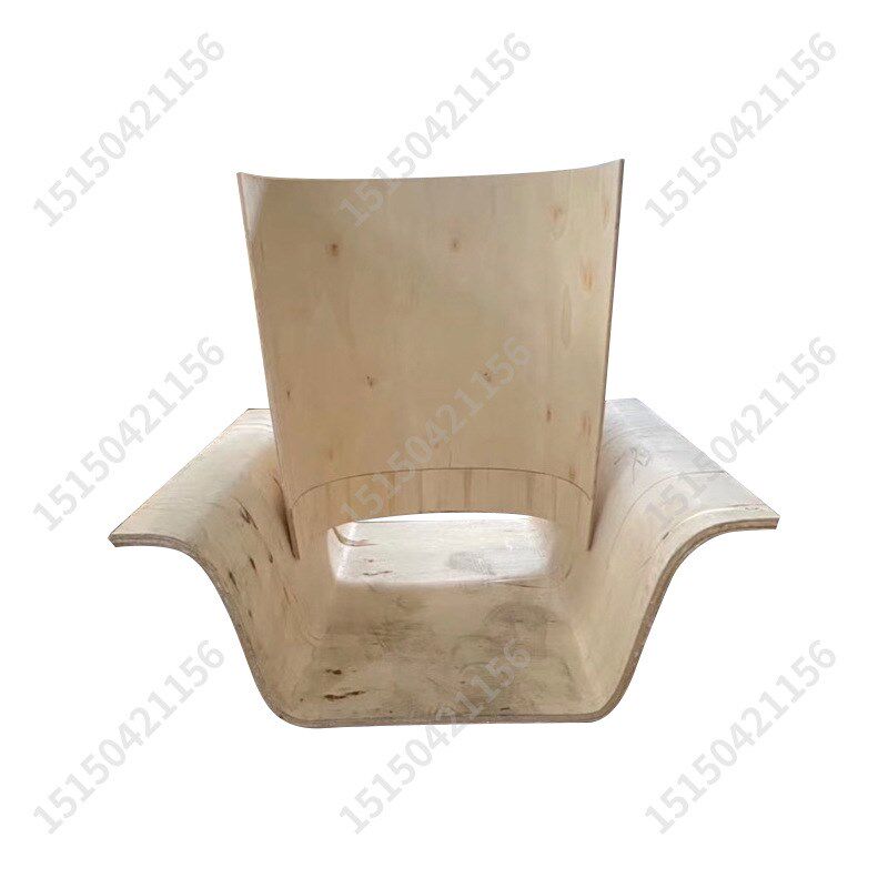 厂家直供弯板酒店大厅轻奢沙发弯曲板 沙发弯曲木板毛坯杨木胶合