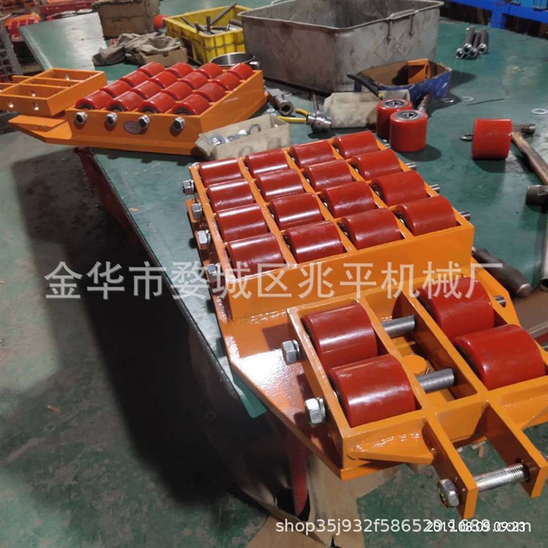 搬运小坦克车18吨转向胶轮万向轮重物搬运移位器重型坦克车6吨8T