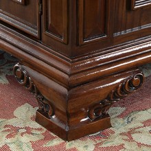 美式实木书桌欧式雕花简约书台老板桌大班台总裁办公桌书房电脑桌