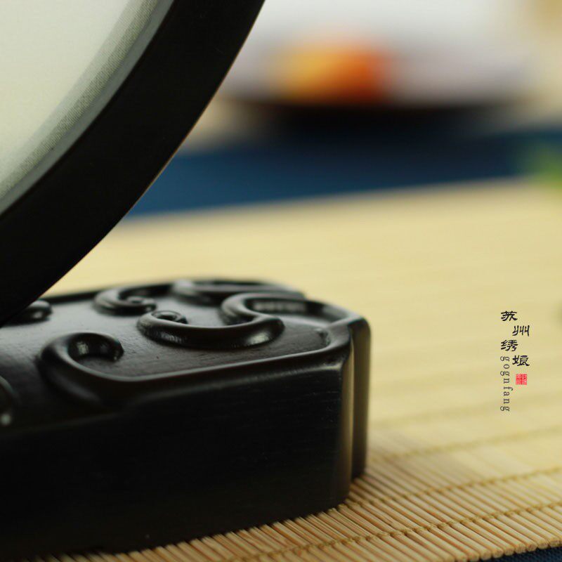 苏绣台屏工艺品摆件手工刺绣双面绣中国风特色纪念品出国送礼老外