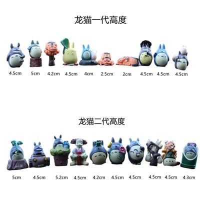 龙猫宫崎骏汽车公仔创意车载装饰品用品爱中控台模型车内饰