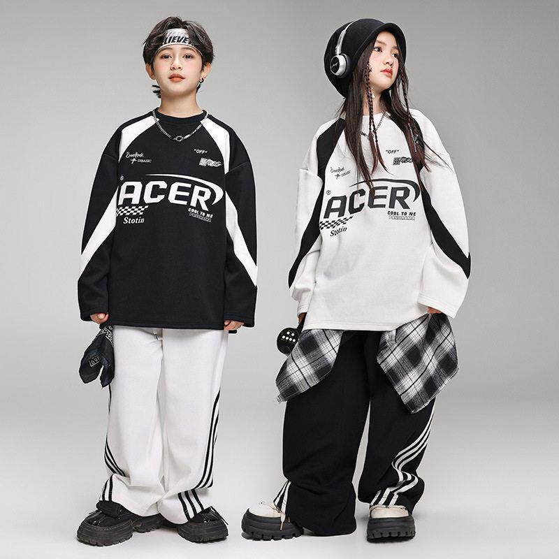 街舞儿童潮服童hiphop帅气嘻哈架子鼓演出服套装表演服炸街服装