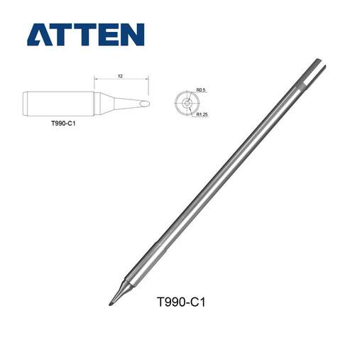 安泰信T990烙铁头一体式插拔发热芯ST990电焊台ST8602D专用电烙铁