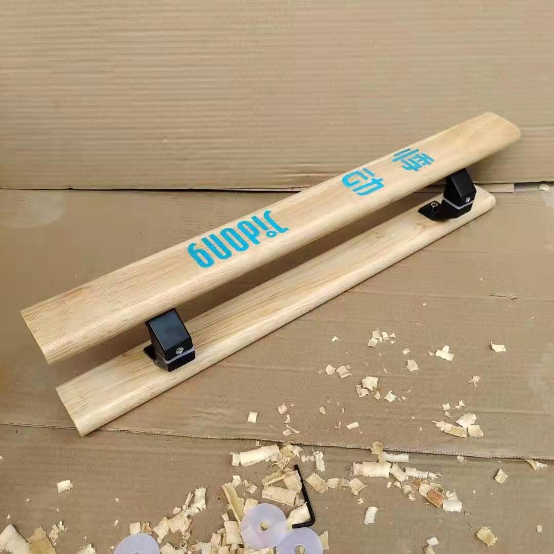 玻璃门木拉手实木雕刻定制大门把手肯德基木拉手订做新款刻字拉手