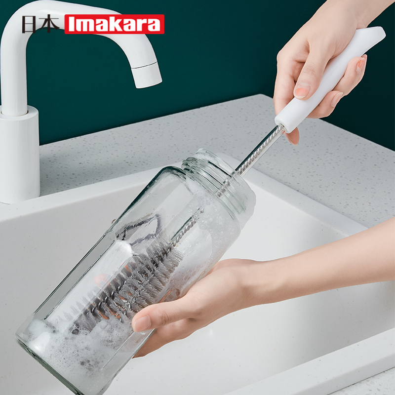 洗杯子神器奶瓶刷长柄无死角保温壶家用清洁破壁机清洗刷杯子