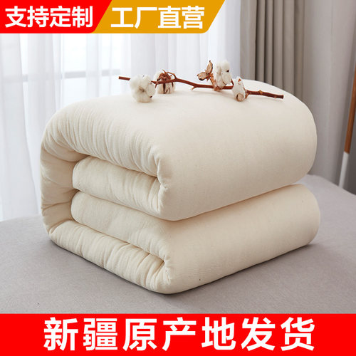 被子冬被加厚保暖纯棉花棉絮棉胎新疆长绒棉被芯垫被棉花春秋全棉