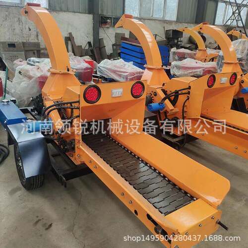 移动式林柴油FPZ粉版园用树枝粉碎机 树枝枝条碎机 小型家树