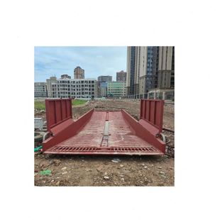 建筑工地洗车槽车辆轮胎底盘清洗设备12米16米成品钢制移动洗车槽