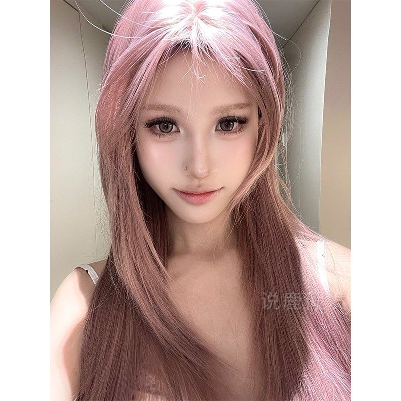 说鹿假发女日常网红长直发lolita夏季新款jk全头套,美发护发/假发,日常整顶假发,淘宝优惠券,粉丝福利购,淘宝优惠卷