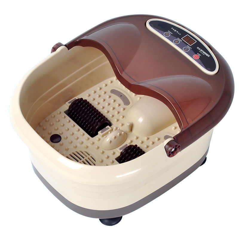 港德足浴盆脚动洗脚盆电加热按摩桶泡脚桶足疗机家用恒温