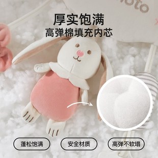 imomoto宝宝推车摇铃婴儿车床铃悬挂式益智拉铃玩具车载安抚挂饰