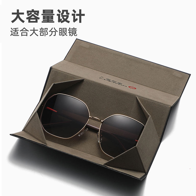折叠眼镜盒便携男款级感女抗压耐压防压近视眼睛盒墨镜收纳盒子