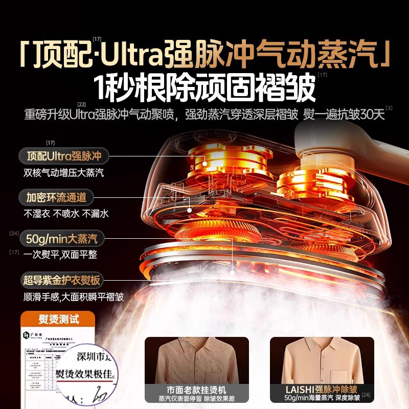 2025新款手持挂烫机家用熨烫机小型大蒸汽熨斗电衣服便携式拿迷你