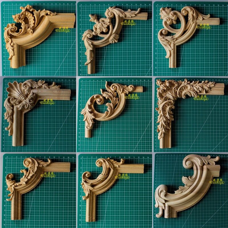 欧式实木角片东阳木雕实木护墙板雕刻法式雕背景墙定制,家居饰品,木雕,淘宝优惠券,粉丝福利购,淘宝优惠卷