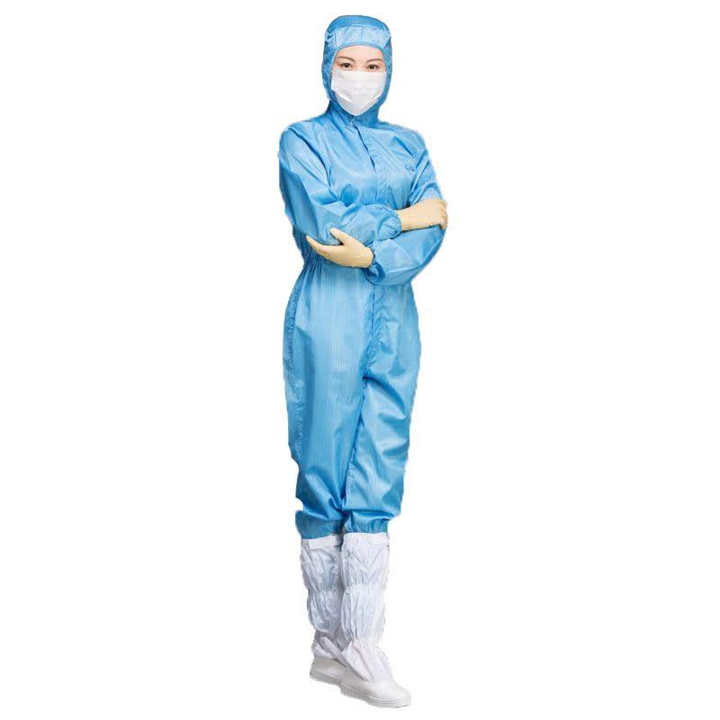 透气防尘服男j女连帽分体连体工作服静电衣定制款