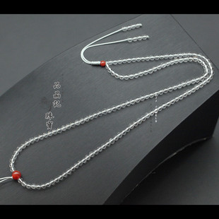 情侣时尚简约挂脖民族风珠u宝百搭手工编织可调节吊坠挂绳白水晶