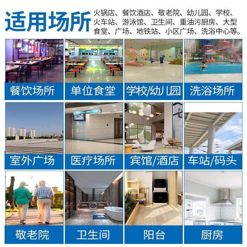 地砖防滑剂餐厅饭店瓷面火锅店地面浴室卫生P间瓷砖地板防滑防水