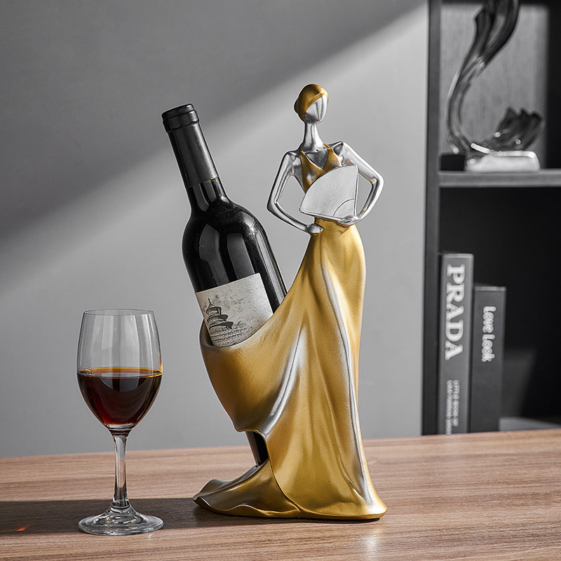 艺术客厅红酒架摆件轻奢高档酒柜电视柜玄关装饰品家居餐边柜摆设,家居饰品,装饰摆件,淘宝优惠券,粉丝福利购,淘宝优惠卷