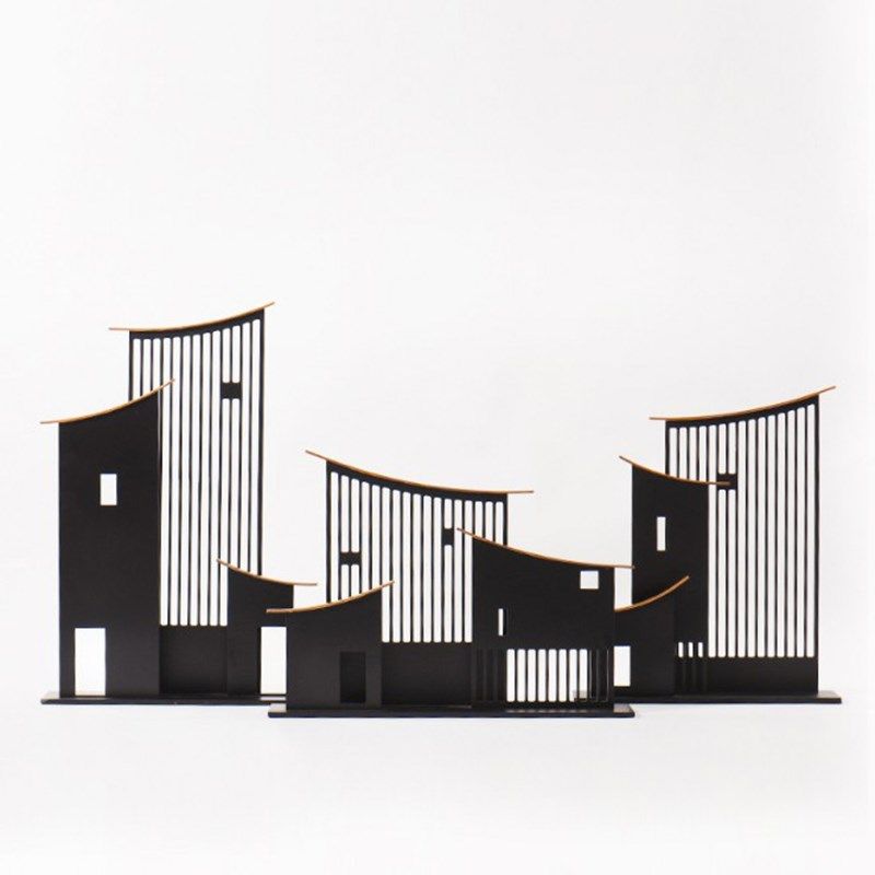 新中式金属样板房酒店客厅玄关家具软装饰品创意现代屋檐窗花摆件,家居饰品,装饰摆件,淘宝优惠券,粉丝福利购,淘宝优惠卷